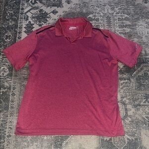 Nike Men's golf Maroon Polo Shirt size XL